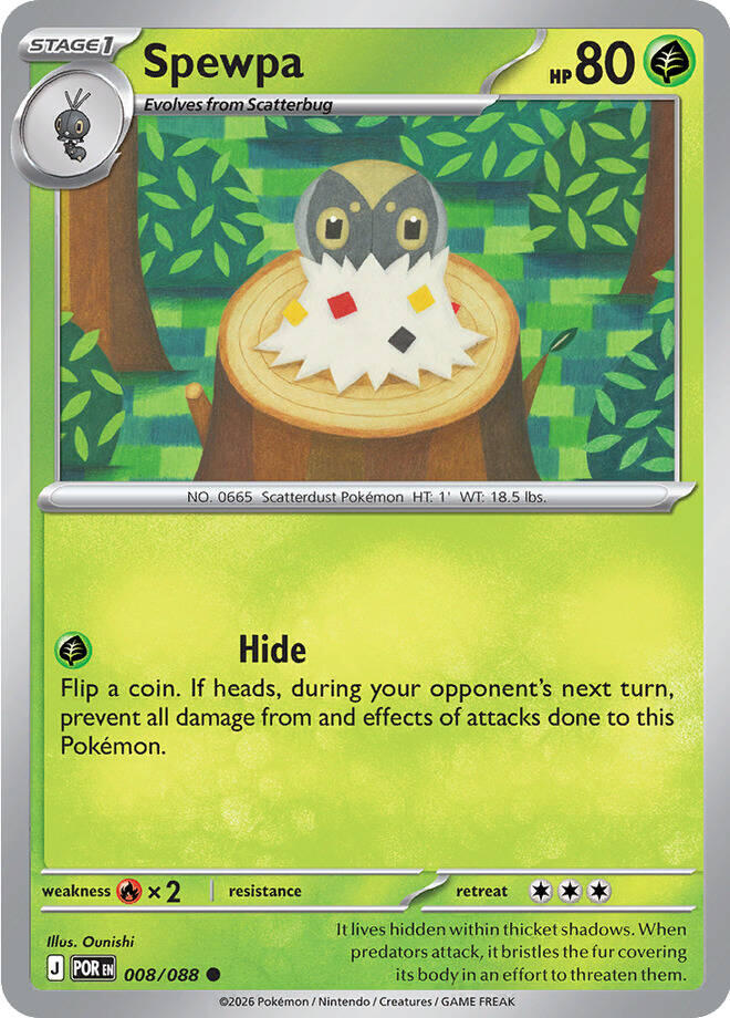 Spewpa (008/088) [Mega Evolution: Perfect Order] | Total Play