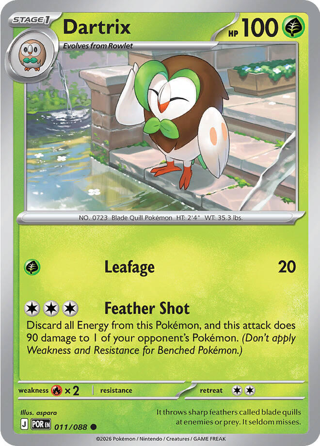 Dartrix (011/088) [Mega Evolution: Perfect Order] | Total Play
