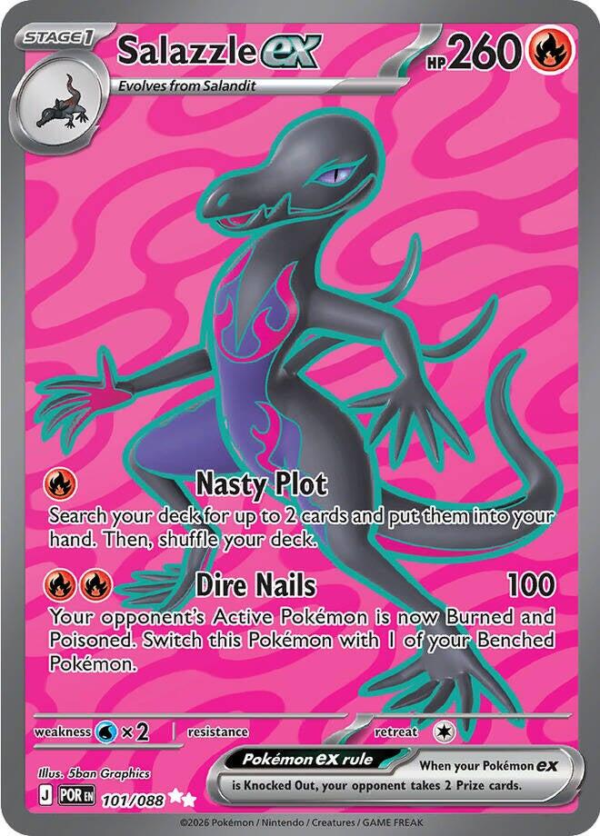 Salazzle ex (101/088) [Mega Evolution: Perfect Order] | Total Play
