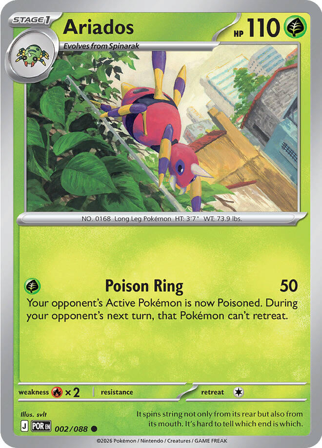 Ariados (002/088) [Mega Evolution: Perfect Order] | Total Play