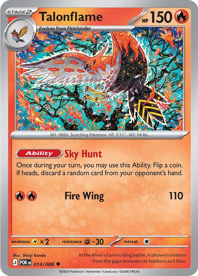 Talonflame (014/088) [Mega Evolution: Perfect Order] | Total Play