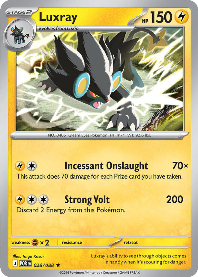 Luxray (028/088) [Mega Evolution: Perfect Order] | Total Play