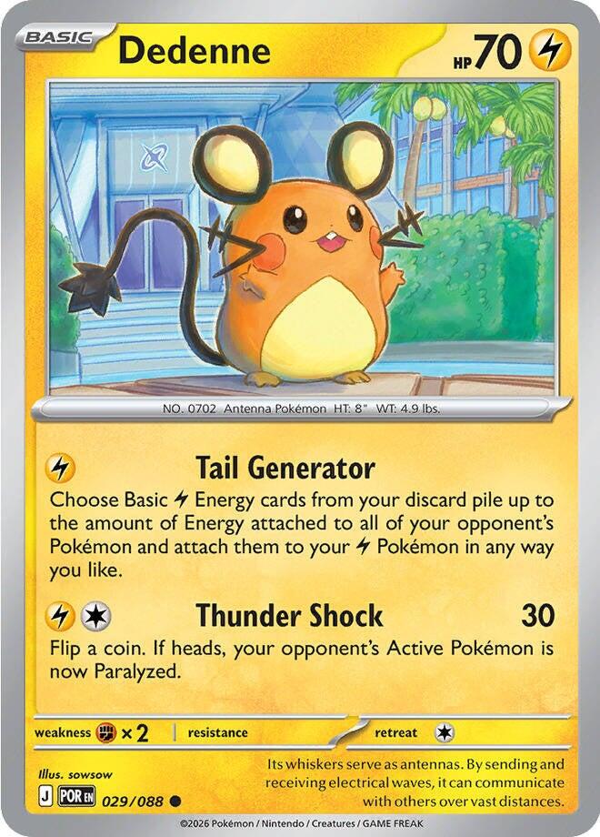 Dedenne (029/088) [Mega Evolution: Perfect Order] | Total Play