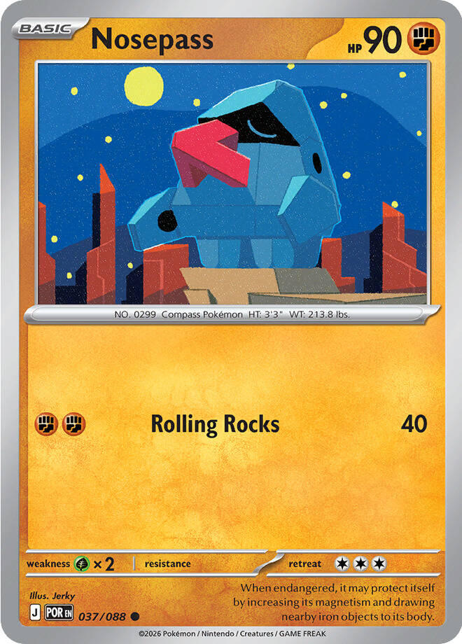 Nosepass (037/088) [Mega Evolution: Perfect Order] | Total Play