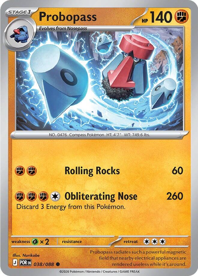 Probopass (038/088) [Mega Evolution: Perfect Order] | Total Play