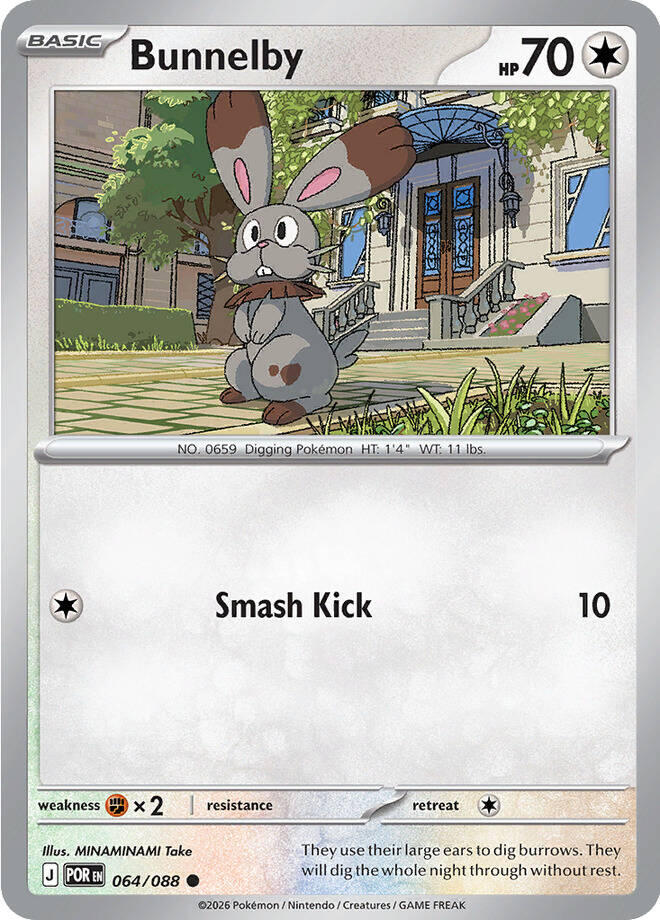 Bunnelby (064/088) [Mega Evolution: Perfect Order] | Total Play