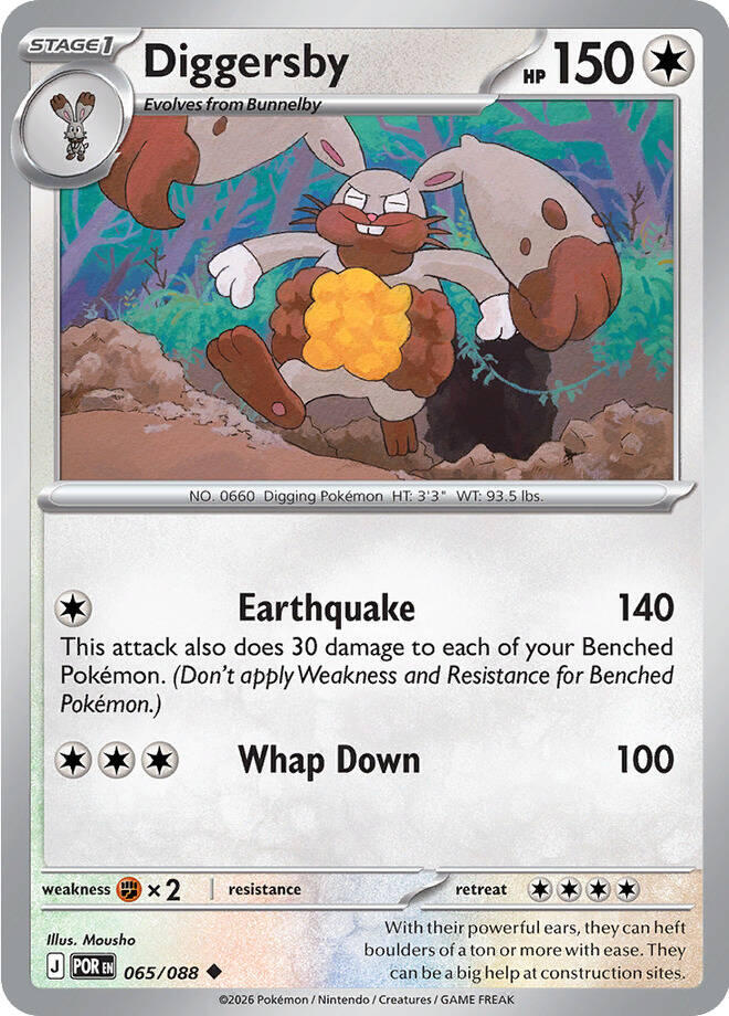Diggersby (065/088) [Mega Evolution: Perfect Order] | Total Play