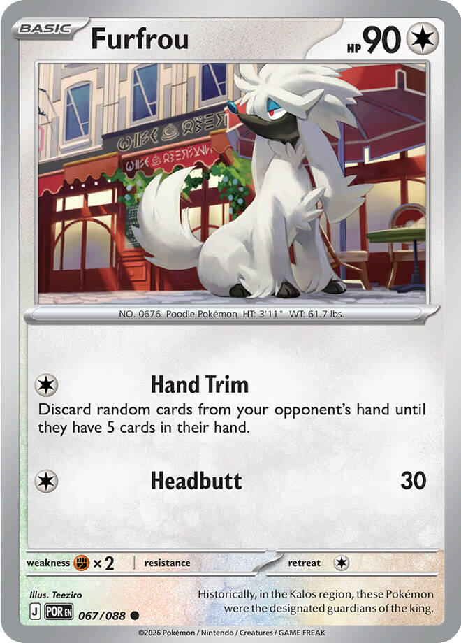 Furfrou (067/088) [Mega Evolution: Perfect Order] | Total Play
