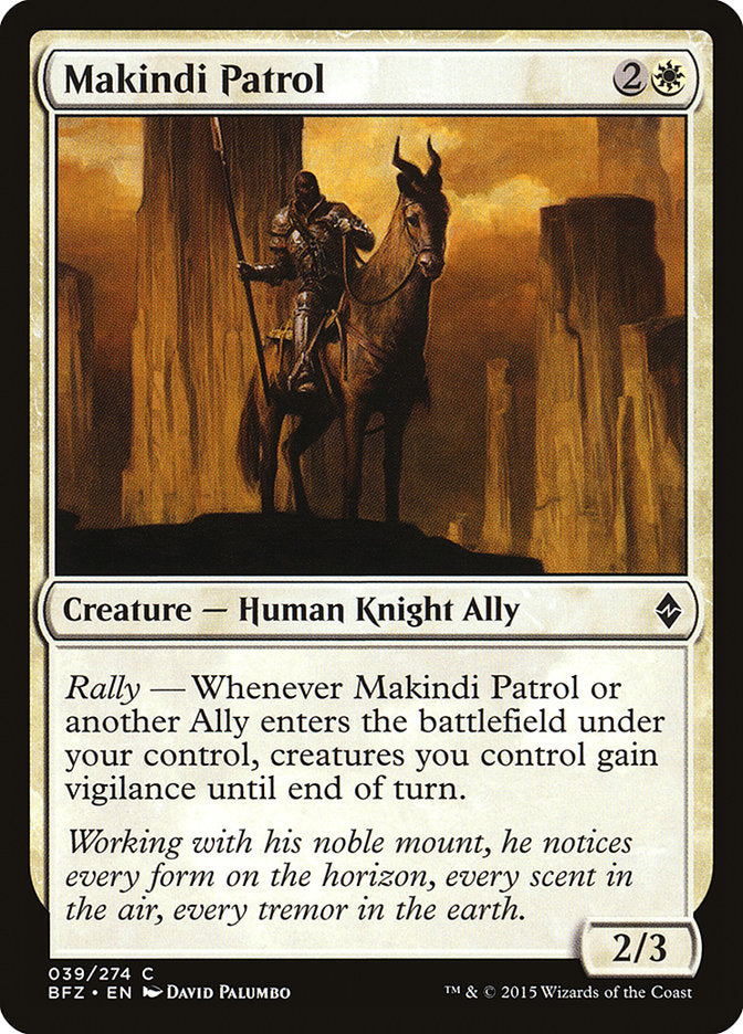 Makindi Patrol [Battle for Zendikar] | Total Play