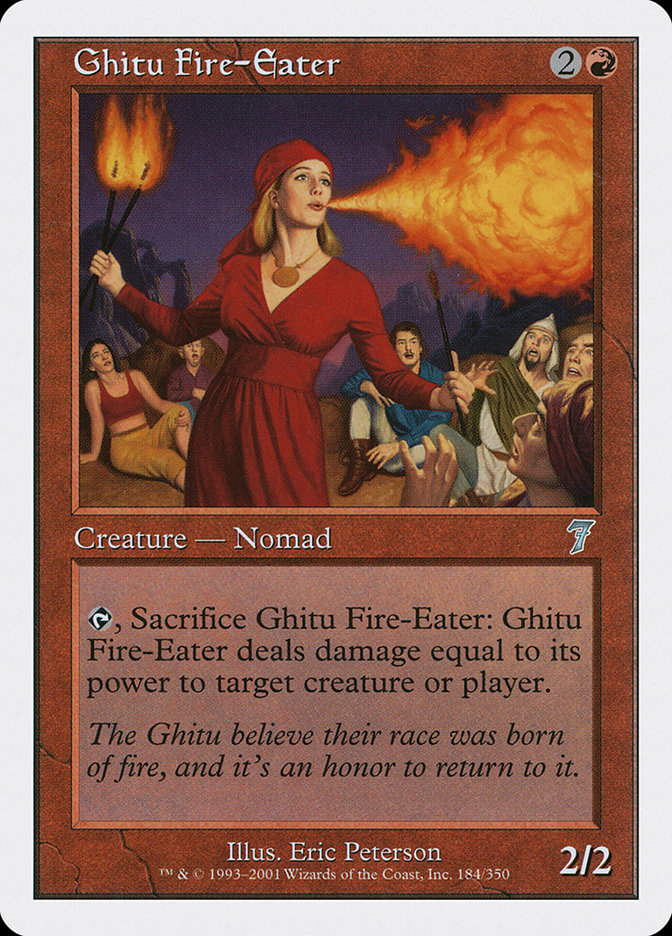 Ghitu Fire-Eater [Seventh Edition] | Total Play