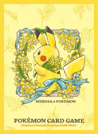 Card Sleeves - Spring Mimosa & Pokemon (64-Pack) | Total Play