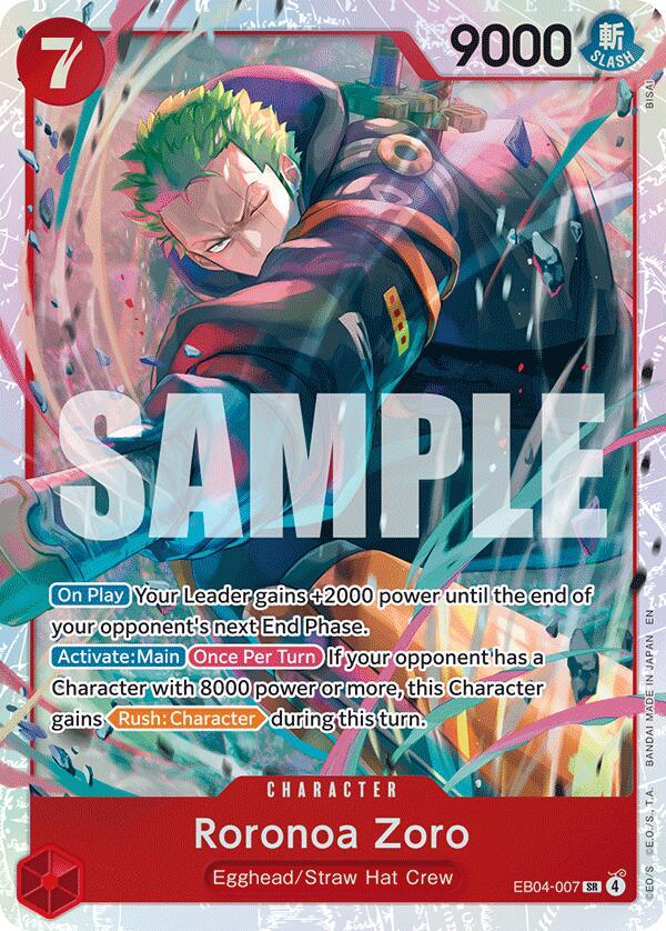 Roronoa Zoro (EB04-007) [Adventure on Kami's Island] | Total Play
