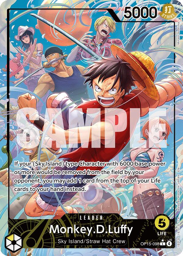 Monkey.D.Luffy (Alternate Art) [Adventure on Kami's Island] | Total Play