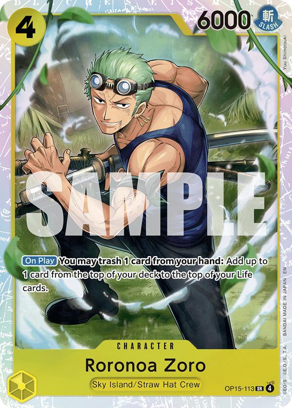 Roronoa Zoro [Adventure on Kami's Island] | Total Play