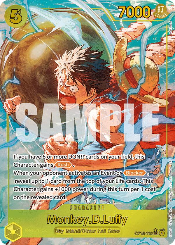 Monkey.D.Luffy (Alternate Art) [Adventure on Kami's Island] | Total Play