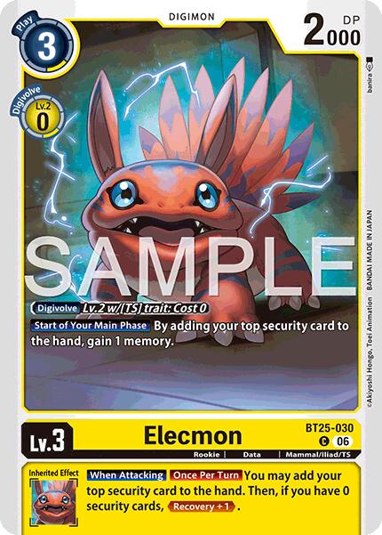 Elecmon [BT25-030] [Dual Revolution] | Total Play