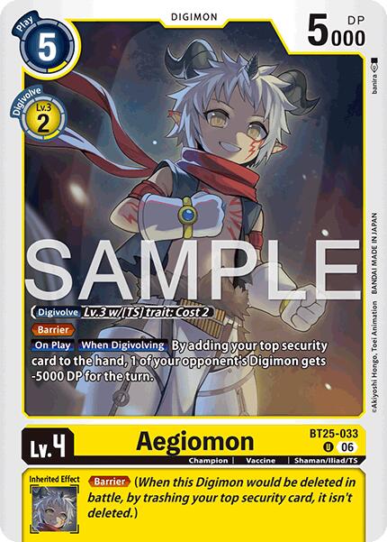 Aegiomon [BT25-033] [Dual Revolution] | Total Play