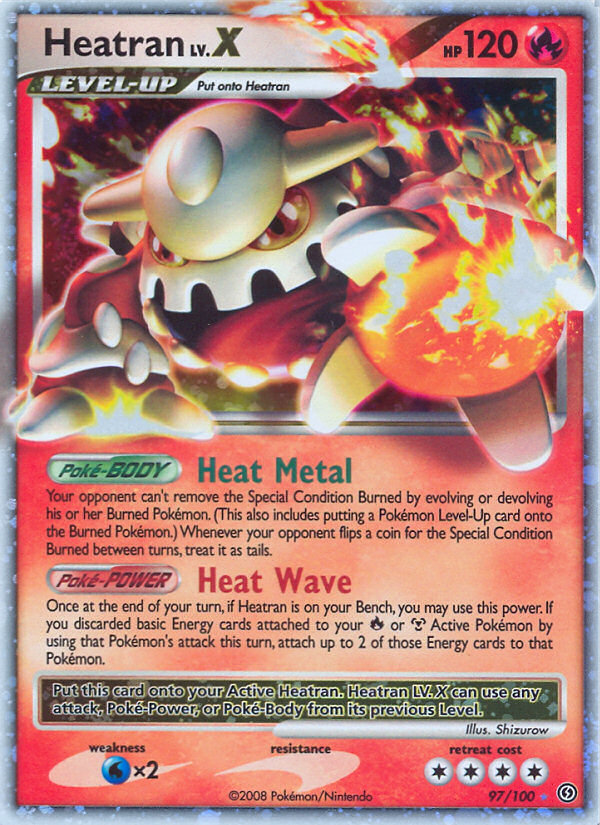 Heatran LV.X (97/100) [Diamond & Pearl: Stormfront] | Total Play