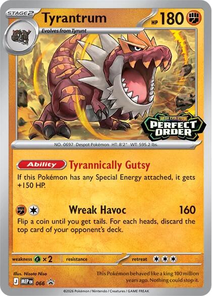 Tyrantrum (066) [Mega Evolution Promo] | Total Play