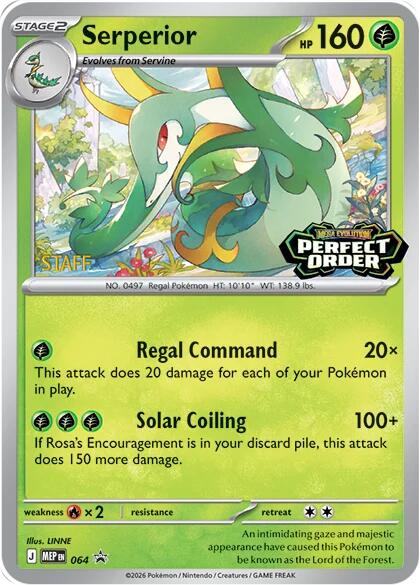 Serperior (064) [Staff] [Mega Evolution Promo] | Total Play