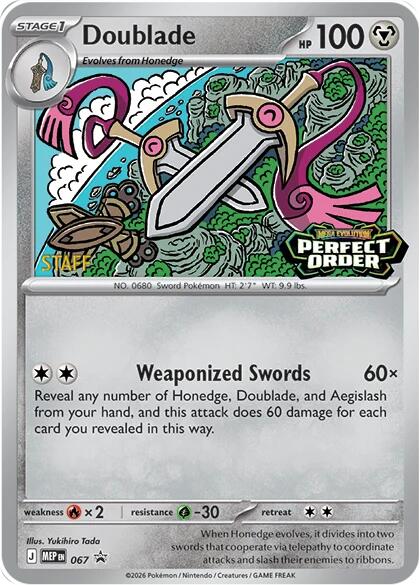 Doublade (067) [Staff] [Mega Evolution Promo] | Total Play