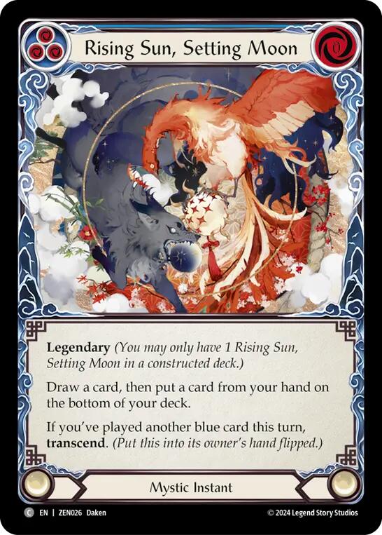 Rising Sun, Setting Moon // Inner Chi [ZEN026] (Part the Mistveil Zen Blitz Deck) | Total Play