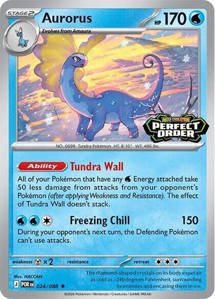 Aurorus (024/088) (Perfect Order Stamped) [Miscellaneous Cards] | Total Play
