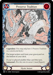 Preserve Tradition // Inner Chi [ZEN025] (Part the Mistveil Zen Blitz Deck) | Total Play