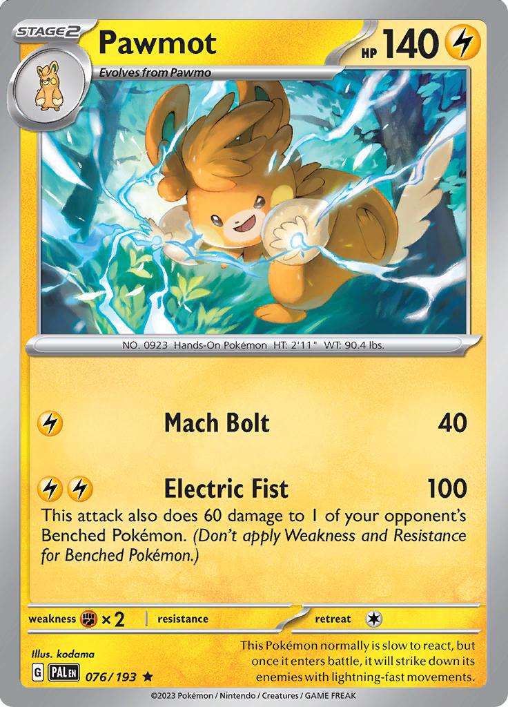 Pawmot (076/193) (Deck Exclusives) [Scarlet & Violet: Base Set] | Total Play