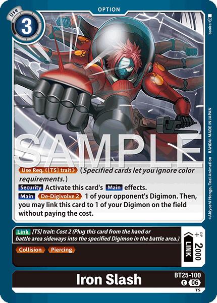 Iron Slash [BT25-100] [Dual Revolution] | Total Play
