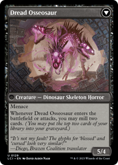 Visage of Dread // Dread Osseosaur [The Lost Caverns of Ixalan] | Total Play