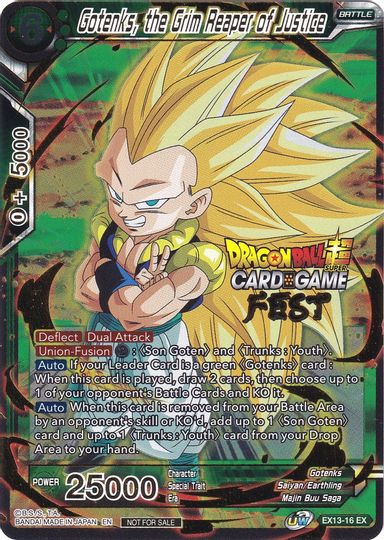 Gotenks, the Grim Reaper of Justice (Card Game Fest 2022) (EX13-16) [Tournament Promotion Cards] | Total Play