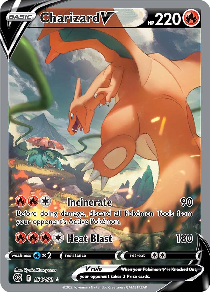 Charizard V (154/172) [Sword & Shield: Brilliant Stars] | Total Play