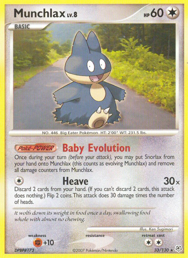 Munchlax (33/130) [Diamond & Pearl: Base Set] | Total Play