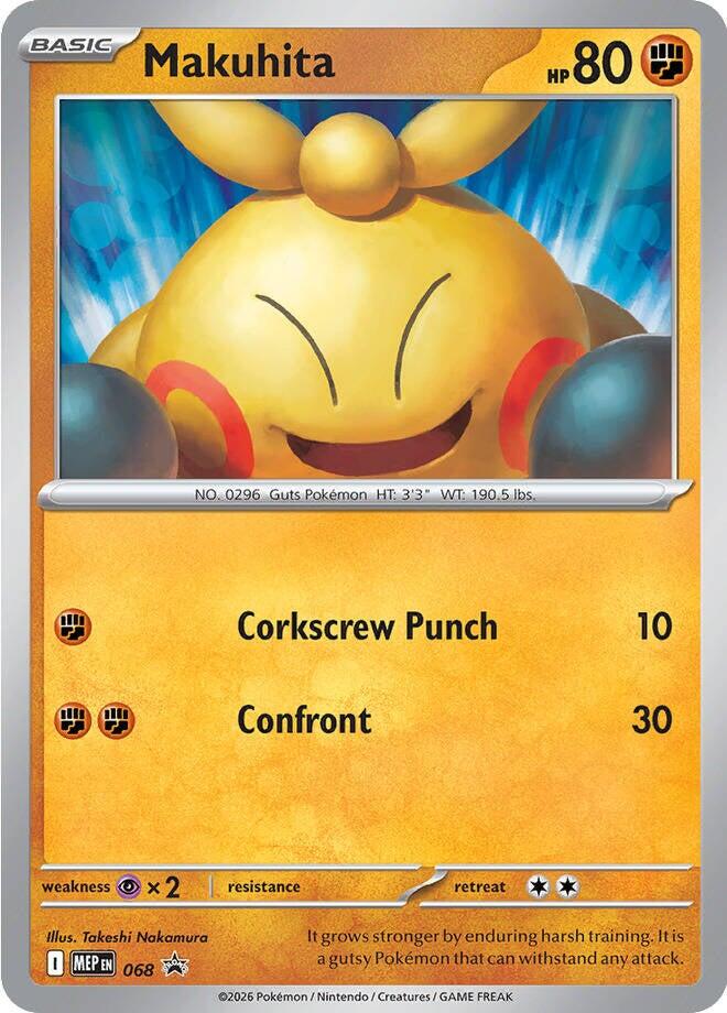 Makuhita (068) (Cosmos Holo) [Mega Evolution Promo] | Total Play