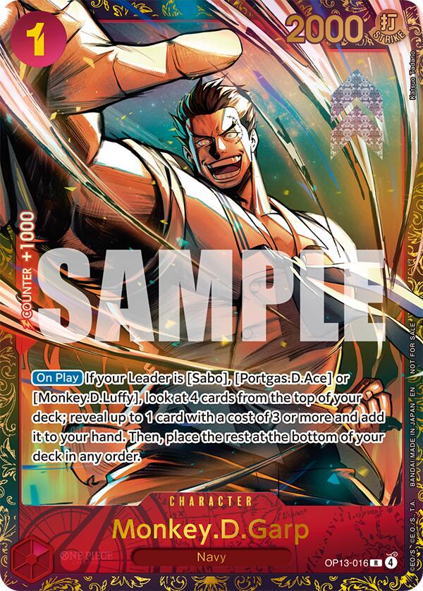 Monkey.D.Garp (Treasure Cup March 2026) [One Piece Promotion Cards] | Total Play