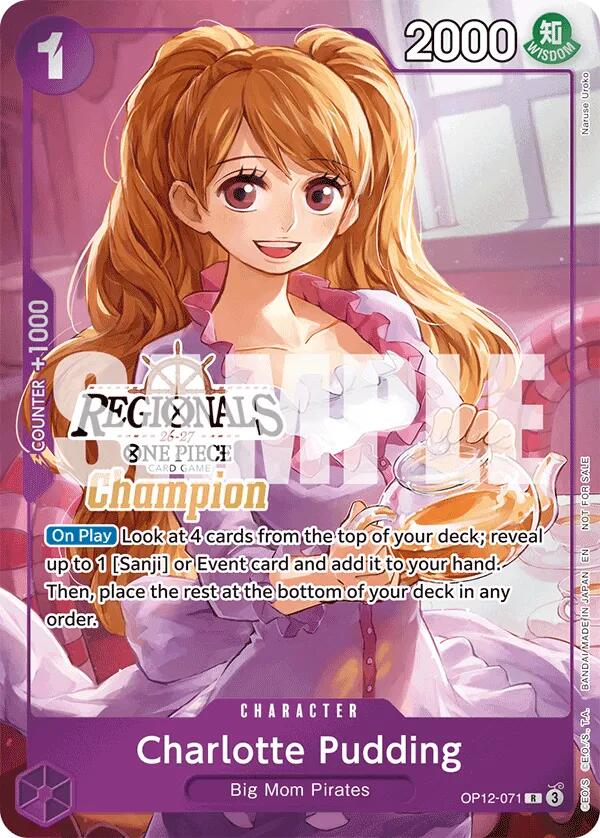 Charlotte Pudding (Regionals Champion Card Set 26-27) [One Piece Promotion Cards] | Total Play
