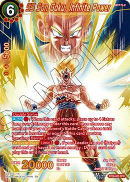 SS Son Goku, Infinite Power (SPR) (BT30-003) [Three Glorious Fighters] | Total Play