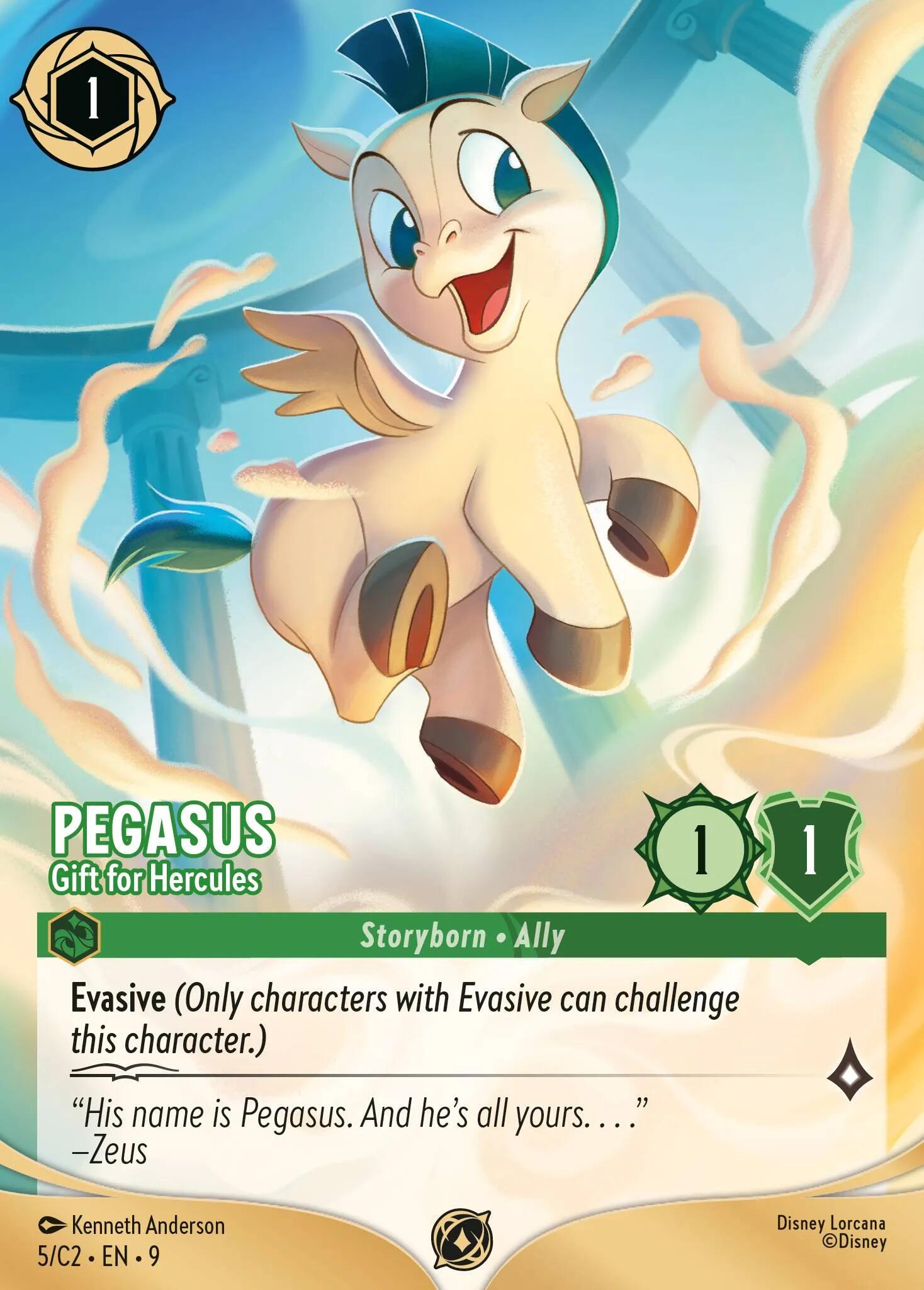 Pegasus - Gift for Hercules (5) (5) [Promo Cards] | Total Play