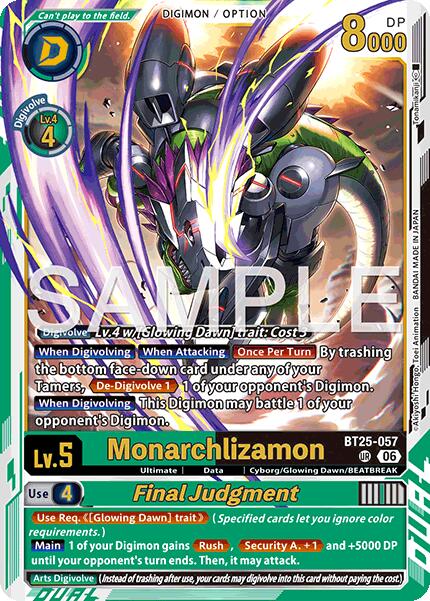 Monarchlizamon // Final Judgement [BT25-057] [Dual Revolution] | Total Play