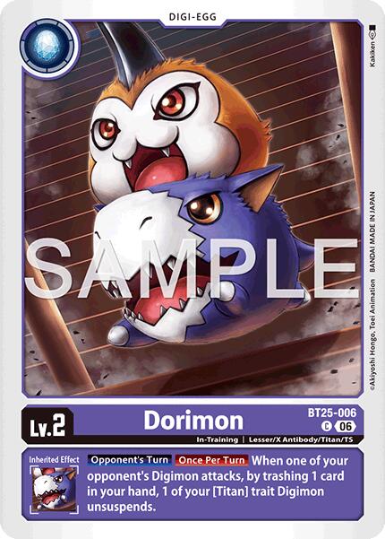 Dorimon [BT25-006] [Dual Revolution] | Total Play