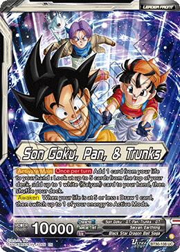 Son Goku, Pan, & Trunks // Son Goku, Pan, & Trunks, Exciting Adventures (SLR) (BT30-108) [Three Glorious Fighters] | Total Play