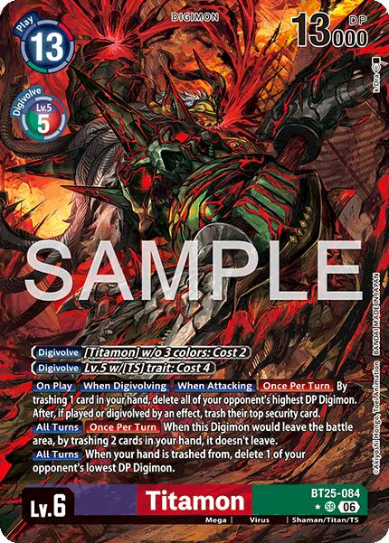 Titamon [BT25-084] (Alternate Art) [Dual Revolution] | Total Play