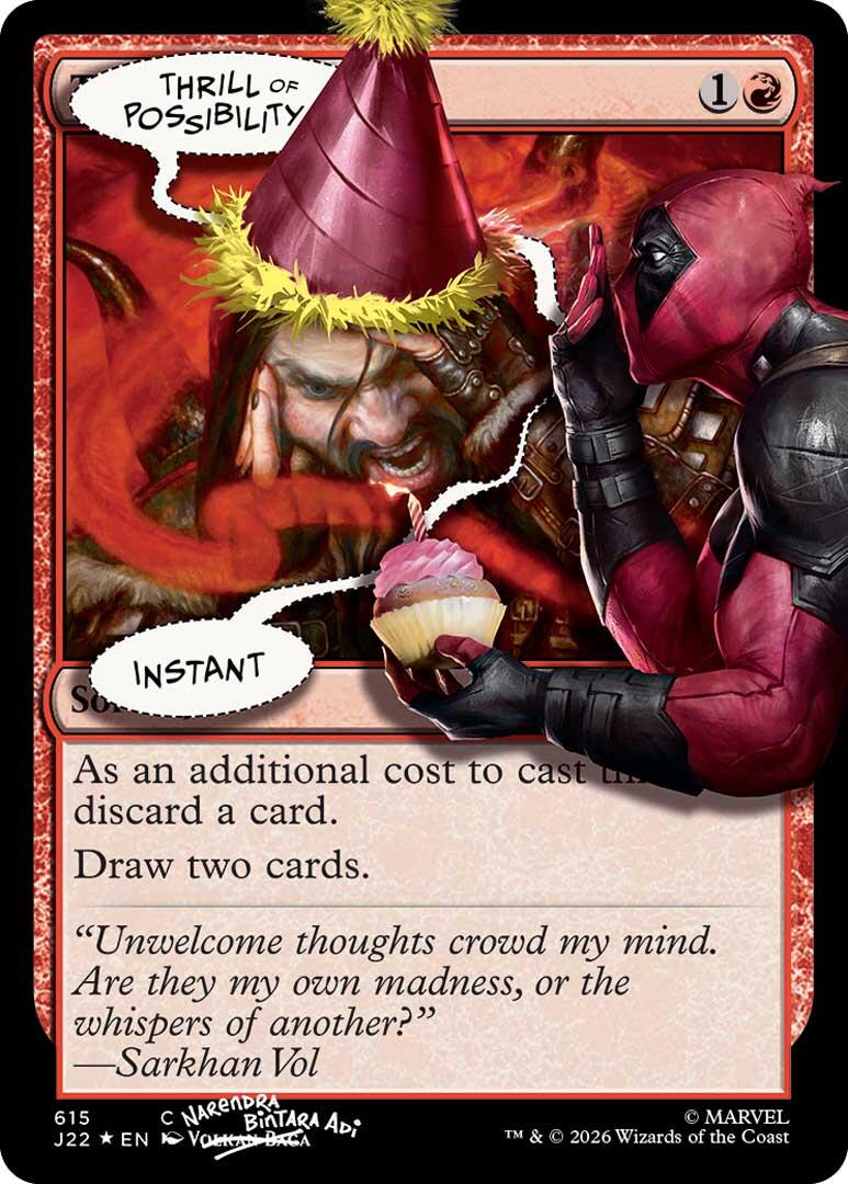 Thrill of Possibility (615) (Pool Party Foil) [Secret Lair Drop Series] | Total Play