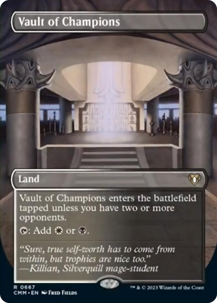 Vault of Champions (Borderless Alternate Art) [Commander Masters] | Total Play