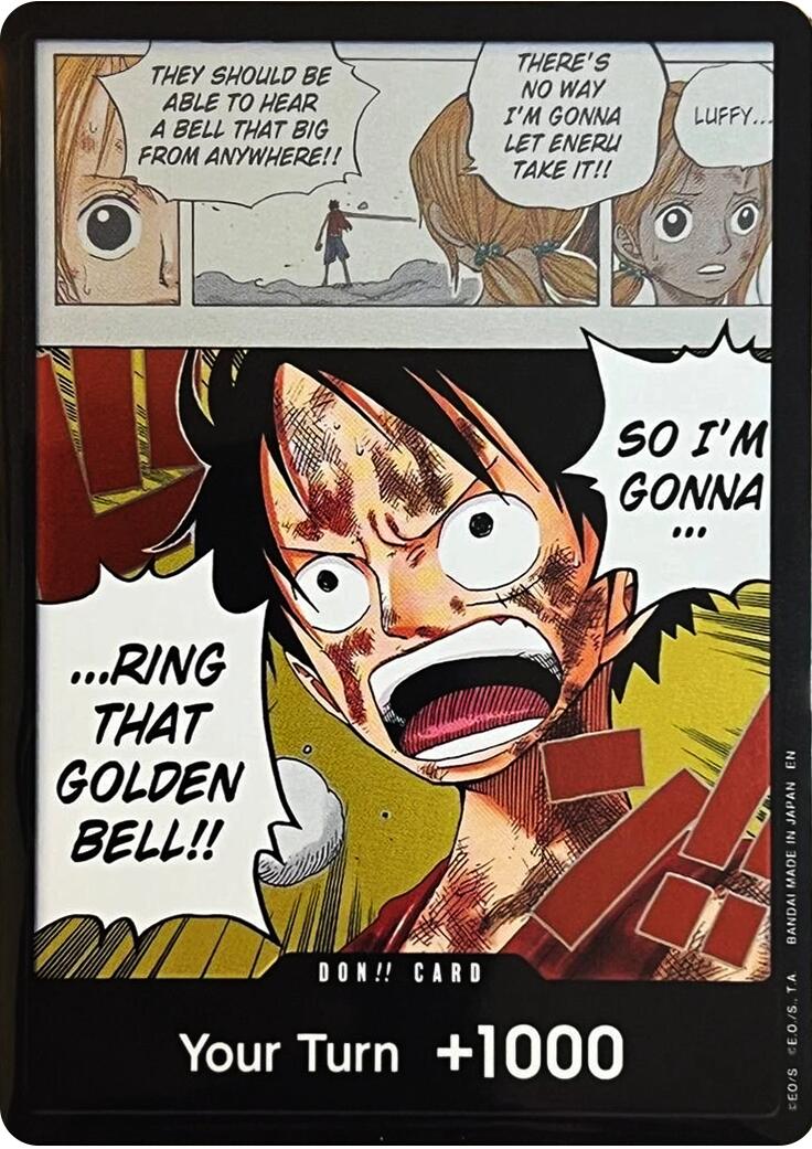 DON!! Card (Luffy) [Adventure on Kami's Island] | Total Play
