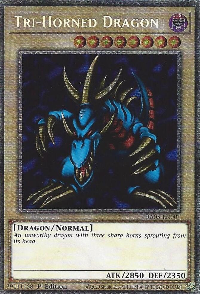 Tri-Horned Dragon [RA05-EN001] Super Rare | Total Play