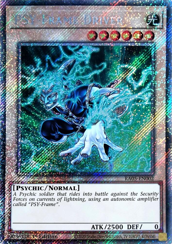 PSY-Frame Driver (Platinum Secret Rare) [RA05-EN002] Platinum Secret Rare | Total Play