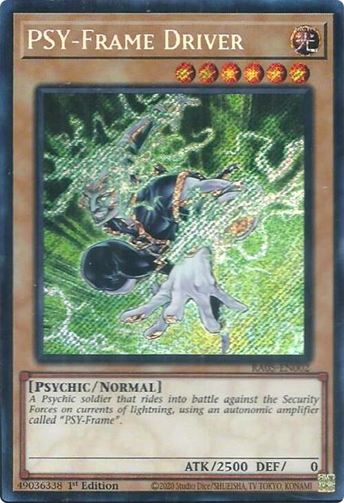 PSY-Frame Driver (Secret Rare) [RA05-EN002] Secret Rare | Total Play