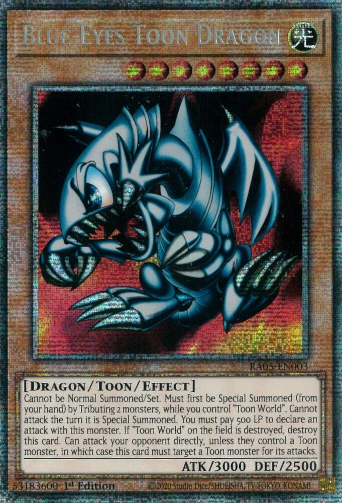 Blue-Eyes Toon Dragon [RA05-EN003] Super Rare | Total Play